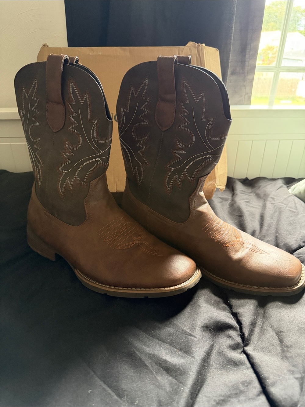 Leather Western Boots